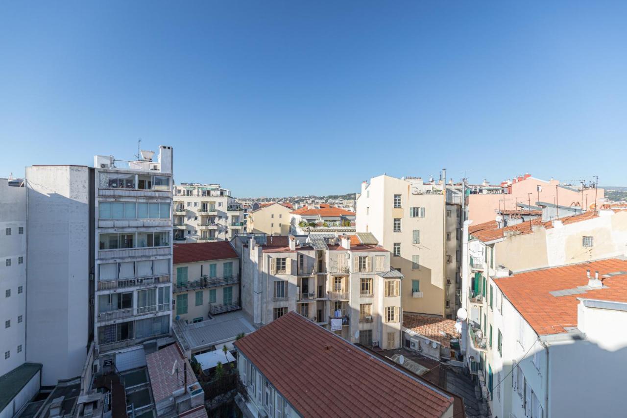 1 Su Ede - Dernier Etage Ascenseur - 1 Min Plage Et Zone Pietonne نيس المظهر الخارجي الصورة